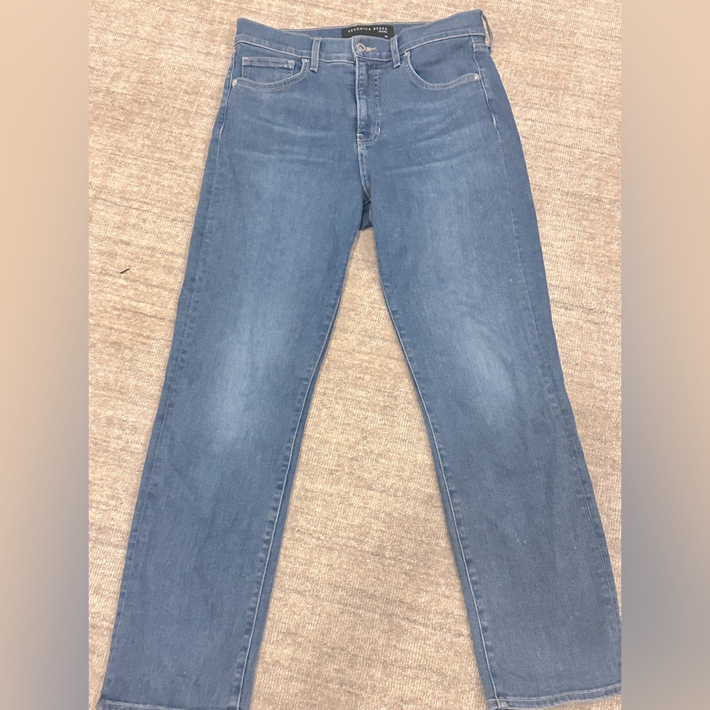 Veronica Beard High Rise Slim Straight Leg Jean Like New